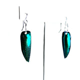 Beetle Wing Earrings